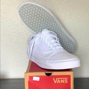 Crispy White Old Skool Vans